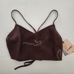 NWT Paloma Wool Fortunata Cobra Print Linen Crop Top - Size S / EU 36